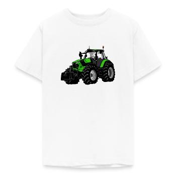 Traktor - Trecker - Schlepper - Landwirt - Teenager T-Shirt - Weiß - Vorne - AI Model Teenager Male dark (155cm)