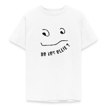 MACHST DU OLLIE? Mülleimer & Skateboard - Teenager T-Shirt - Weiß - Vorne - AI Model Teenager Male dark (155cm)