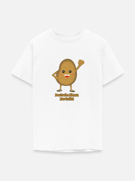 Deutsche Alman Kartoffel - Teenager T-Shirt - Weiß