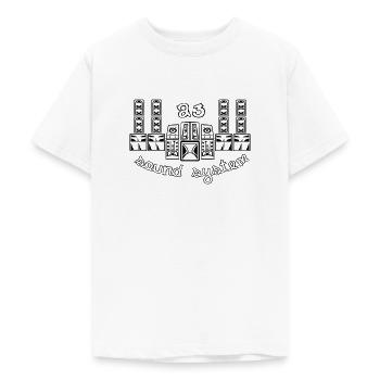 23 sound system - Teenager T-Shirt - Weiß - Vorne - AI Model Teenager Male dark (155cm)