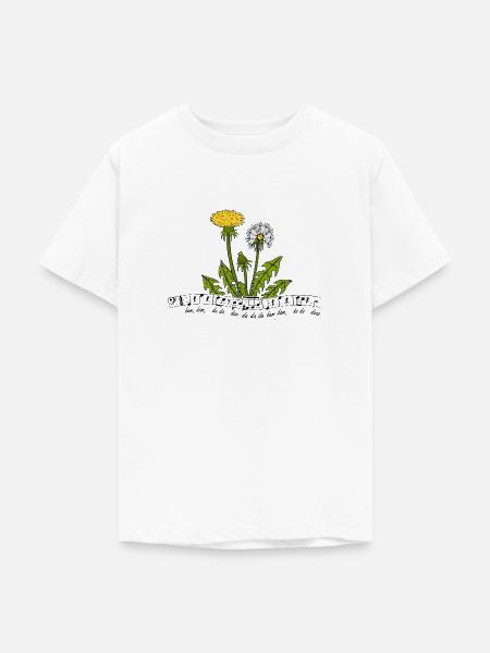 Löwenzahn - Teenager T-Shirt - Weiß
