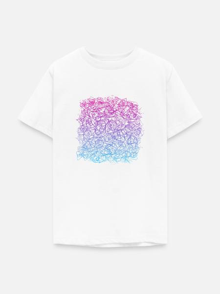 Muster (Gekritzel) - Teenager T-Shirt - Weiß