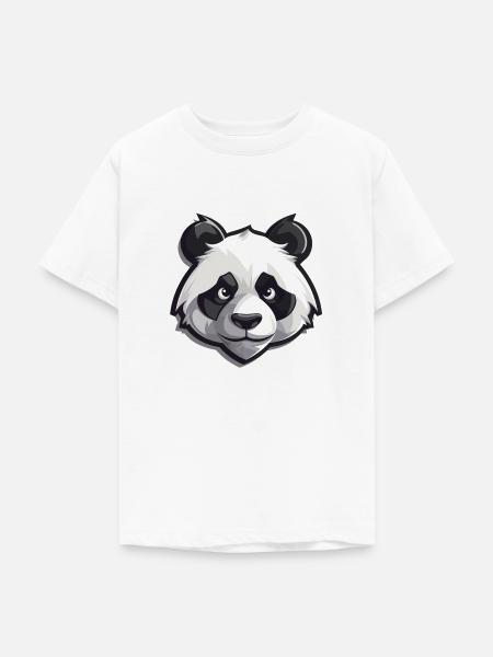 Großer Panda Motiv - Teenager T-Shirt - Weiß