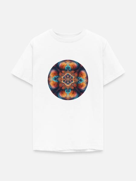 Eine fraktale Form - Teenager T-Shirt - Weiß
