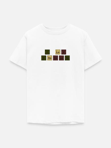 Schokolade - Teenager T-Shirt - Weiß