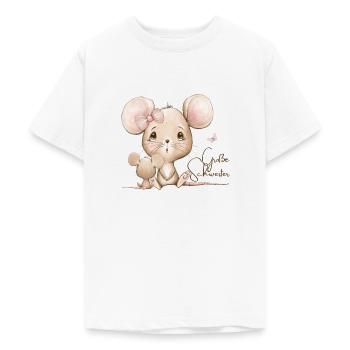 Große Schwester Maus - Teenager T-Shirt - Weiß - Vorne - AI Model Teenager Male dark (155cm)
