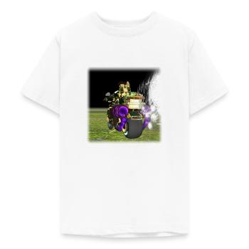 Steam Pro Biker - Game Over - Teenager T-Shirt - Weiß - Vorne - AI Model Teenager Male dark (155cm)