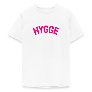 Hygge Style de vie scandinave - T-shirt Ado - blanc - Devant - AI Model Teenager Male dark (155cm)