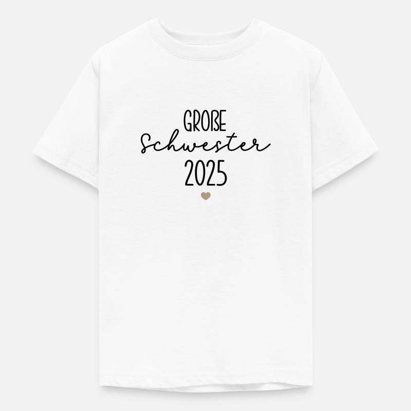 Grande Sœur 2025 - T-shirt Ado - blanc