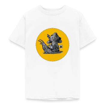 schnecke - Teenager T-Shirt - Weiß - Vorne - AI Model Teenager Male dark (155cm)