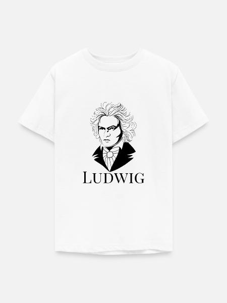 Ludwig van Beethoven - Teenager T-Shirt - Weiß
