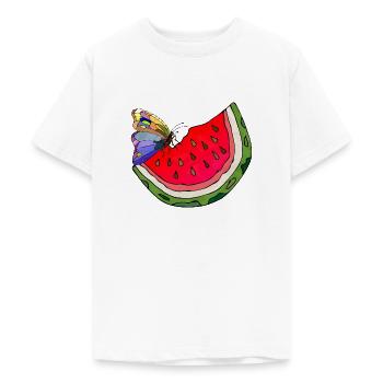 Wassermelone - Teenager T-Shirt - Weiß - Vorne - AI Model Teenager Male dark (155cm)