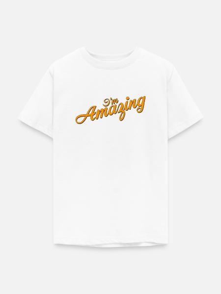 Ich bin erstaunlich - Teenager T-Shirt - Weiß