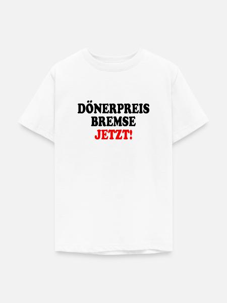 dönerpreisbremse jetzt - Teenager T-Shirt - Weiß