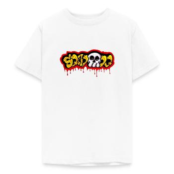 SQAD DQ - Teenager T-Shirt - Weiß - Vorne - AI Model Teenager Male dark (155cm)