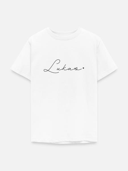 Name Lukas - Teenager T-Shirt - Weiß