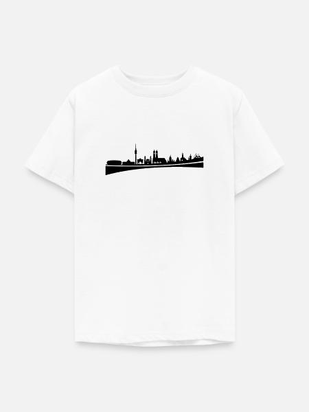Skyline - München - Teenager T-Shirt - Weiß