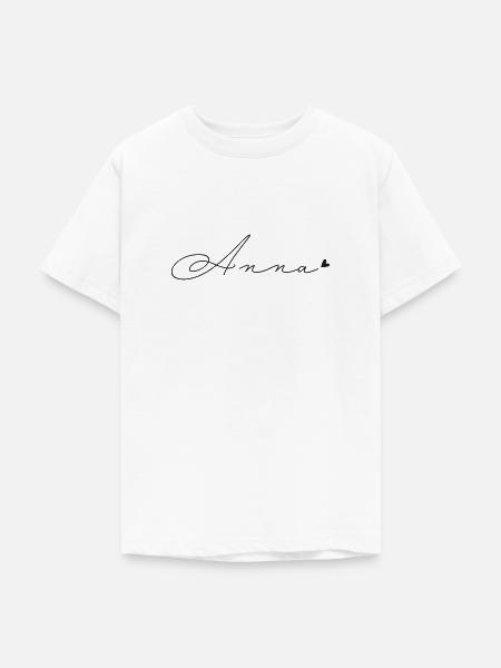 Name Anna - Teenager T-Shirt - Weiß