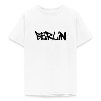 Berlin - Teenager T-Shirt - Weiß - Vorne - AI Model Teenager Male dark (155cm)