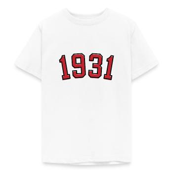 Sport Jahrgang 1931 - Teenager T-Shirt - Weiß - Vorne - AI Model Teenager Male dark (155cm)
