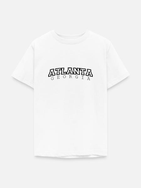 Atlanta, Georgia - Teenager T-Shirt - Weiß