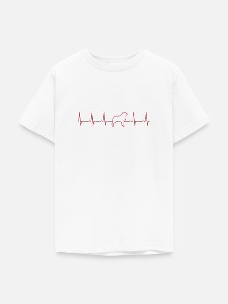 EKG Aussie - Teenager T-Shirt - Weiß