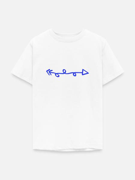 pfeil - Teenager T-Shirt - Weiß