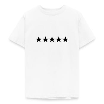 stars - Teenager T-Shirt - Weiß - Vorne - AI Model Teenager Male dark (155cm)