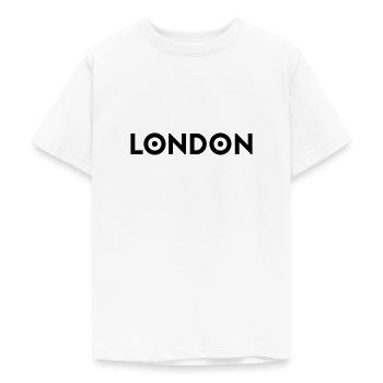 LONDON - Teenage T-Shirt - white - Front - AI Model Teenager Male dark (155cm)