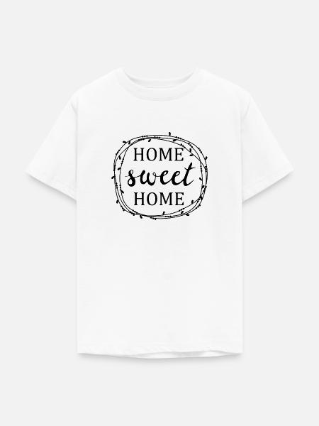 home sweet home - Teenager T-Shirt - Weiß