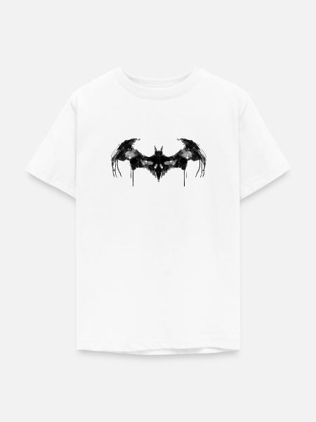 Batman Logo Dark - Teenager T-Shirt - Weiß