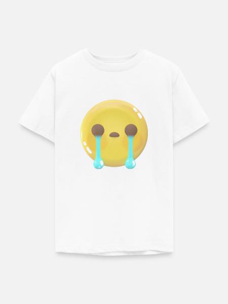 Sad! - Teenager T-Shirt - Weiß