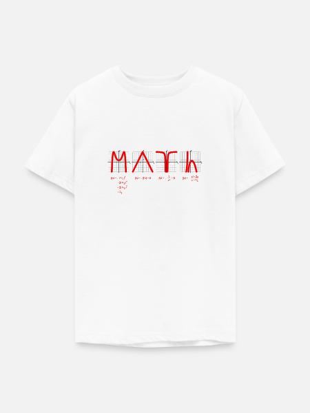 Math with Functions red - Teenager T-Shirt - Weiß