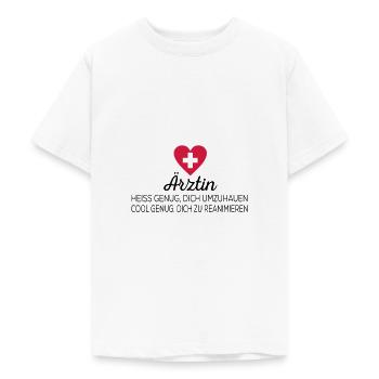Ärztin - Teenager T-Shirt - Weiß - Vorne - AI Model Teenager Male dark (155cm)