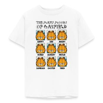 Garfield Stimmungen Von Garfield Kacheln - Teenager T-Shirt - Weiß - Vorne - AI Model Teenager Male dark (155cm)