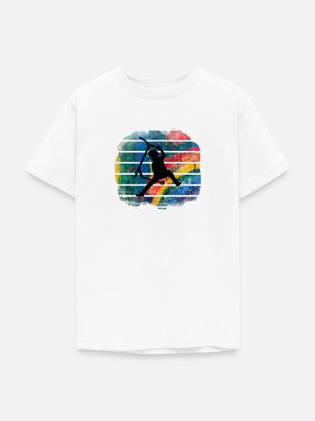 Freestyle-Roller - Teenager T-Shirt - Weiß