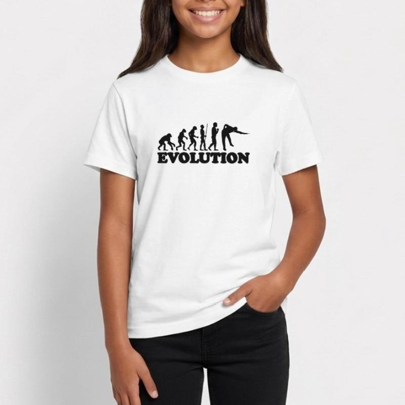 Idée Billard Billard Billard Evolution Evolution T-shirt Ado