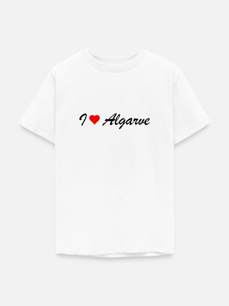 Algarve - Teenager T-Shirt - Weiß