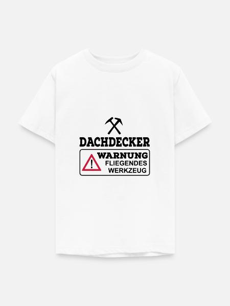 Dachdecker - Teenager T-Shirt - Weiß