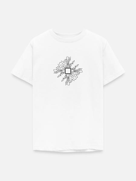 Elektroniker Leiterplatte CPU - Teenager T-Shirt - Weiß