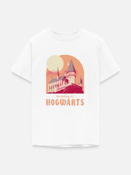 Harry Potter Dreaming Of Hogwarts - Teenager T-Shirt - Weiß
