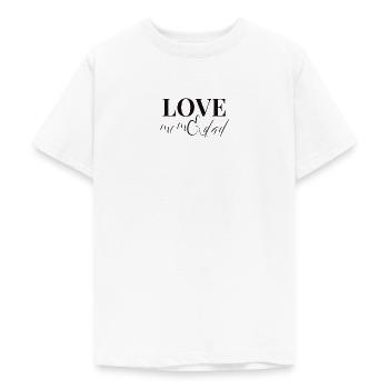 Liebe Mama & Papa - Teenager T-Shirt - Weiß - Vorne - AI Model Teenager Male dark (155cm)