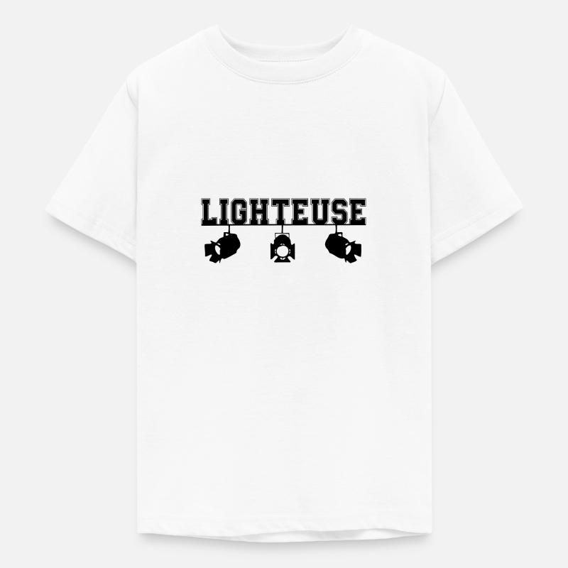 lighteuse - T-shirt Ado - blanc