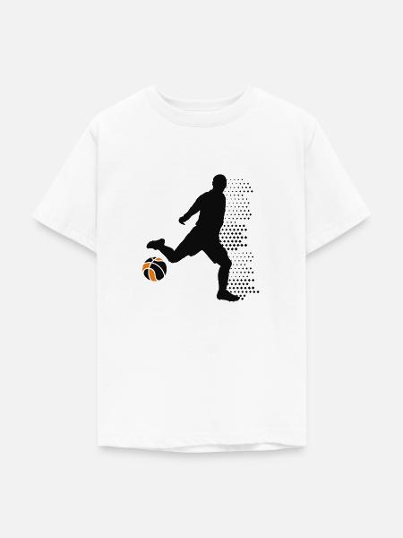 fussball - Teenager T-Shirt - Weiß