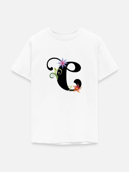 C - Teenager T-Shirt - Weiß