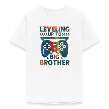 Big Brother Baby Funny Fremme Spil fremmet - Teenager-T-shirt - hvid - Foran - AI Model Teenager Male dark (155cm)