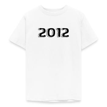 Jahrgang 2012 geboren Geburtstag Retro 2012 - Teenager T-Shirt - Weiß - Vorne - AI Model Teenager Male dark (155cm)