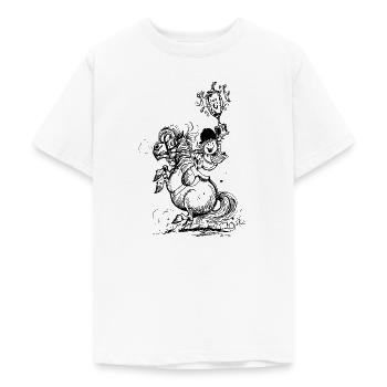 Thelwell Champions Pferd Pose - Teenager T-Shirt - Weiß - Vorne - AI Model Teenager Male dark (155cm)