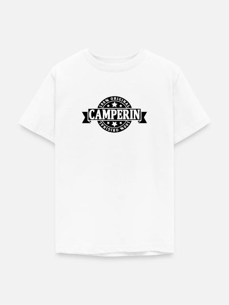 Camperin - Teenager T-Shirt - Weiß