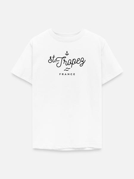 Saint-Tropez - Frankreich - Teenager T-Shirt - Weiß